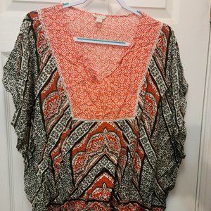Blouse, multi-colored, size 22/24W